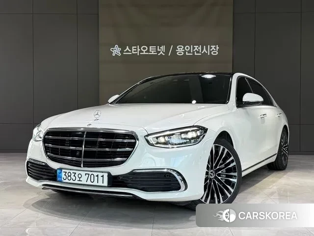 Mercedes-Benz S-Class W223 2023 Белый из Кореи