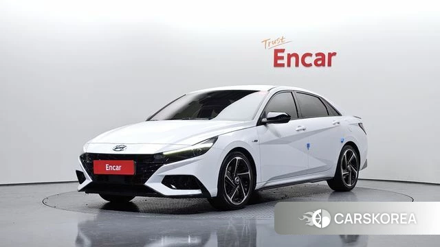 Hyundai Avante (CN7) 2020 Белый из Кореи