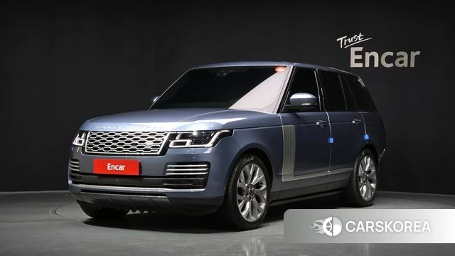 Land Rover Range Rover 4th Generation 2018 Небесно-голубой из Кореи