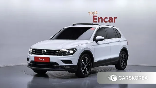 Volkswagen Tiguan second Generation 2020 Белый из Кореи