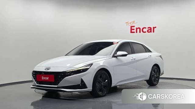 Hyundai Avante (CN7) 2022 Белый из Кореи