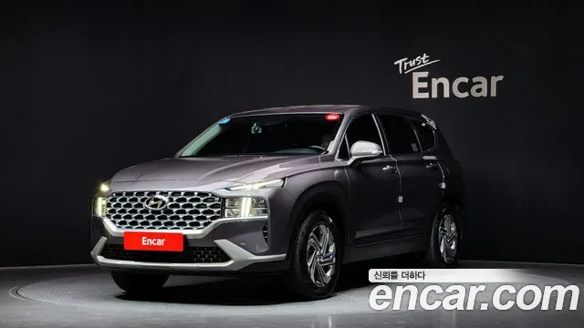 Hyundai The New Santa Fe 2021 Серый из Кореи