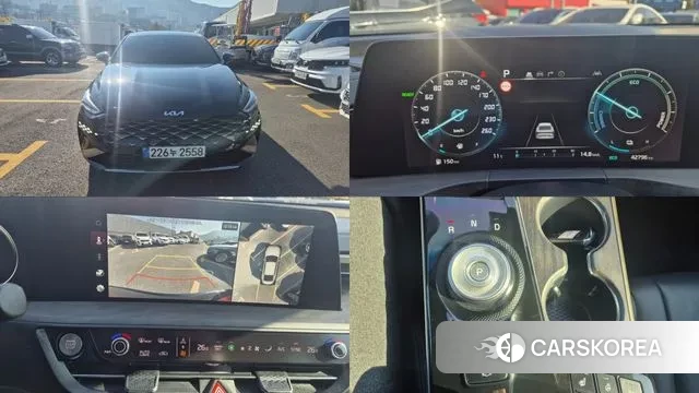 Kia K8 Hybrid 2023 Синий из Кореи