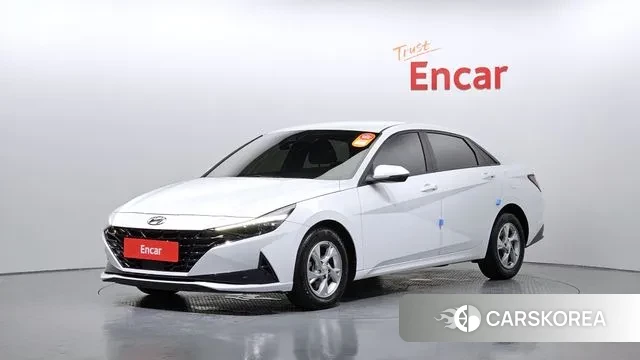 Hyundai Avante (CN7) 2020 Белый из Кореи