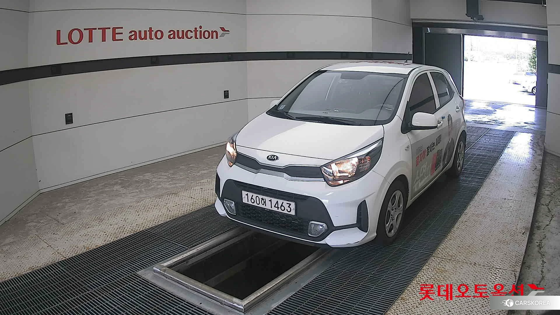 Kia Morning 2021 Clear White из Кореи