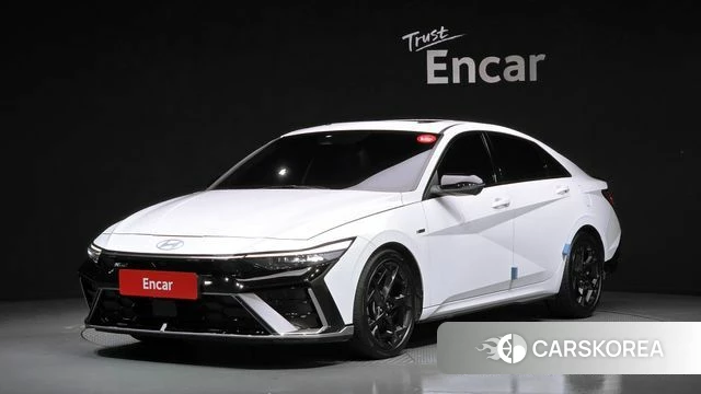 Hyundai The New Avante Hybrid (CN7) 2025 Белый из Кореи