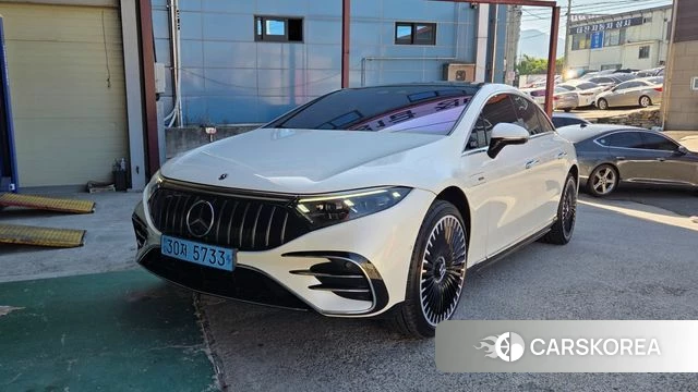 Mercedes-Benz EQS V297 2022 Белый из Кореи