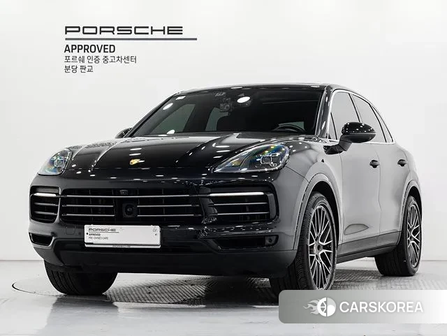 Porsche Cayenne (PO536) 2023 Черный из Кореи