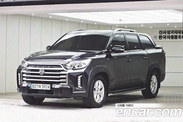 Ssangyong The New Rexton Sport 2022 Серый из Кореи