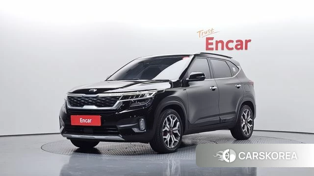 Kia Seltos 2019 Черный из Кореи
