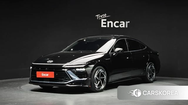 Hyundai Sonata D Edge (DN8) 2024 Черный из Кореи