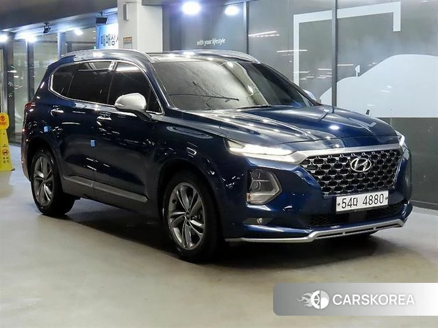 Hyundai Santa Fe TM 2018 Синий из Кореи