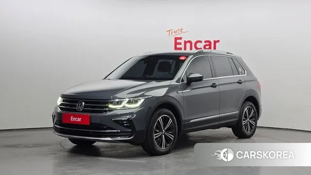 Volkswagen Tiguan second Generation 2021 Серый из Кореи
