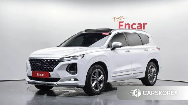Hyundai Santa Fe TM 2019 Белый из Кореи