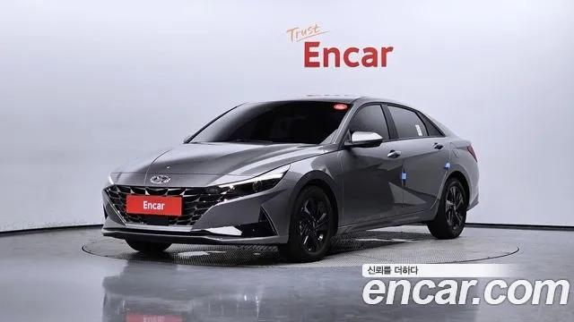 Hyundai Avante Hybrid (CN7) 2020 Серебристо-серый из Кореи