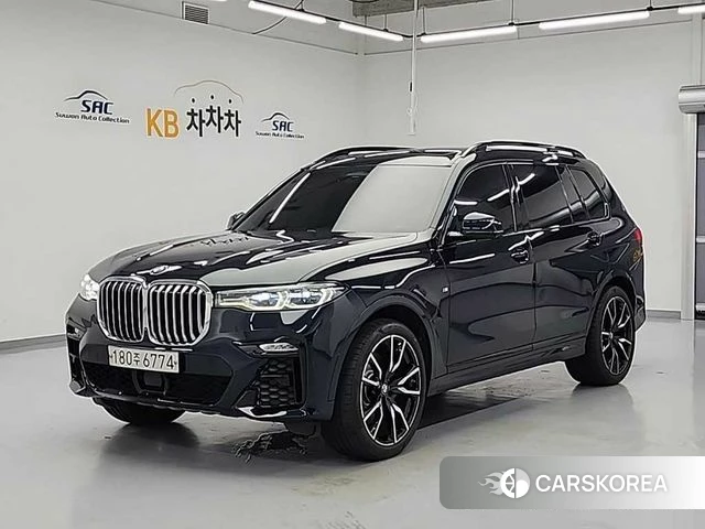 BMW X7 (G07) 2020 Черный из Кореи