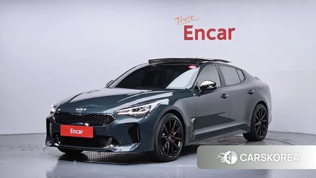 Kia Stinger Meister 2022 Темно-зеленый из Кореи