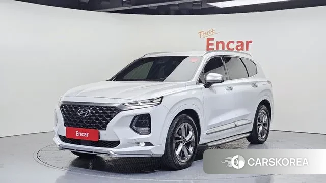 Hyundai Santa Fe TM 2019 Белый из Кореи