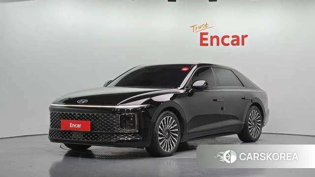 Hyundai Grandeur Hybrid (GN7) 2023 Черный из Кореи