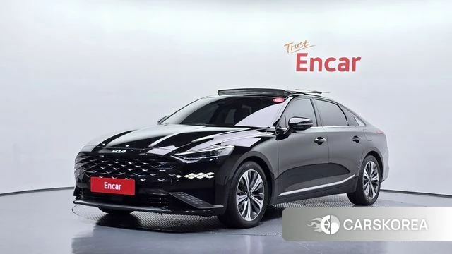 Kia K8 Hybrid 2021 Черный из Кореи