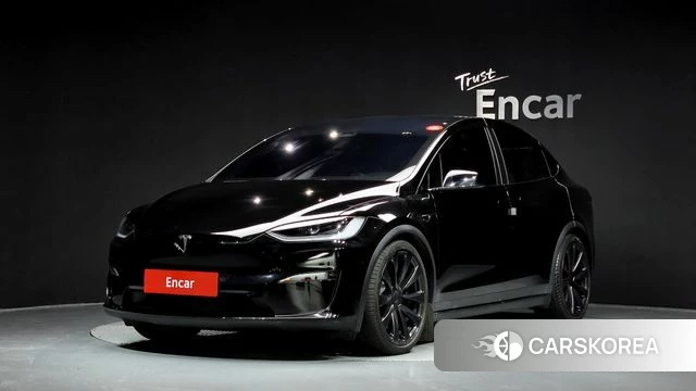 Tesla Model X 2023 Черный из Кореи