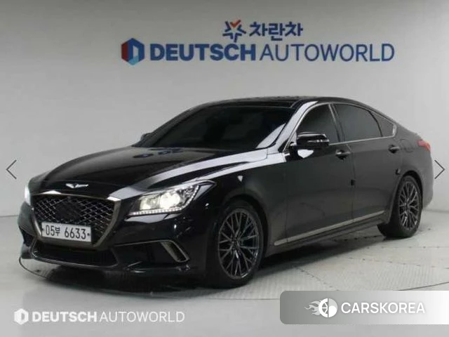 Genesis G80 2018 Черный из Кореи
