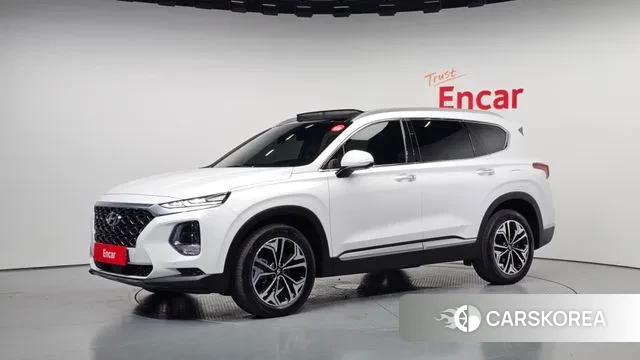 Hyundai Santa Fe TM 2020 Белый из Кореи