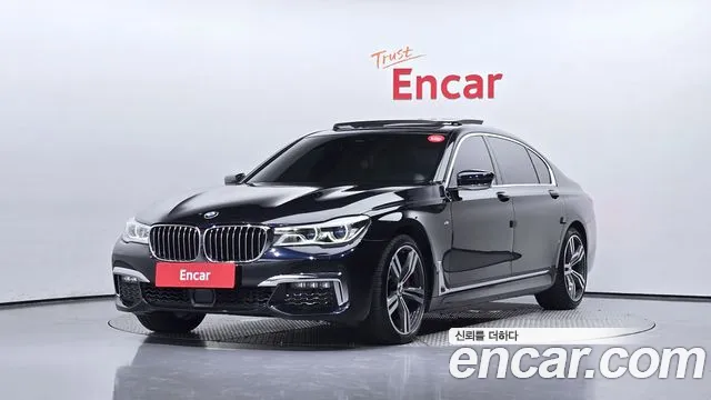 BMW 7 Series (G11) 2018 Черный из Кореи