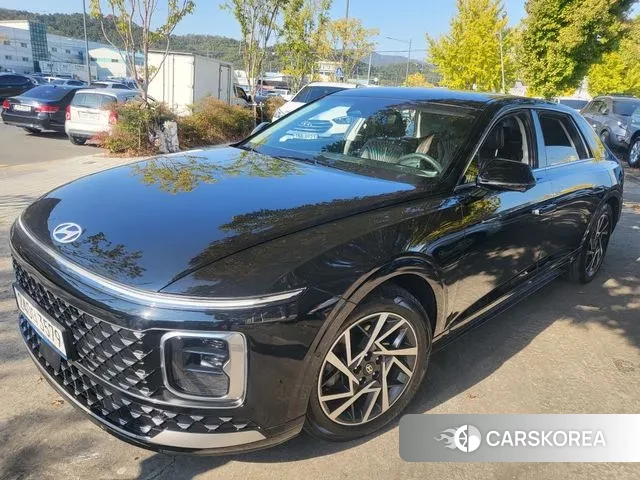 Hyundai Grandeur (GN7) 2022 Черный из Кореи