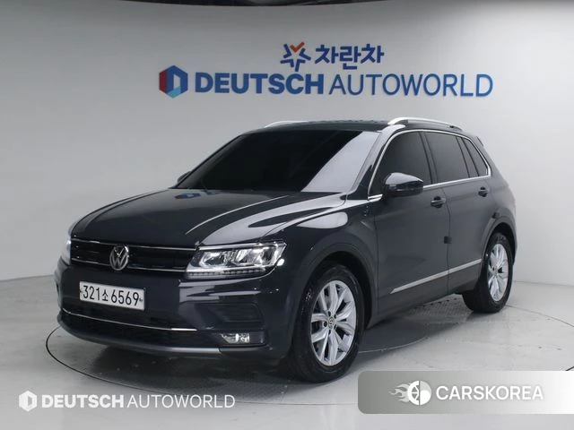 Volkswagen Tiguan second Generation 2020 Серый из Кореи