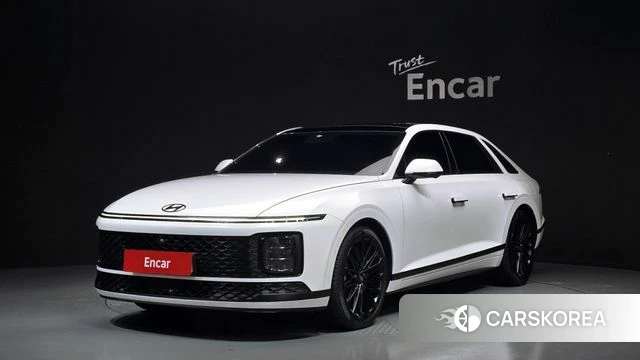 Hyundai Grandeur Hybrid (GN7) 2023 Белый из Кореи