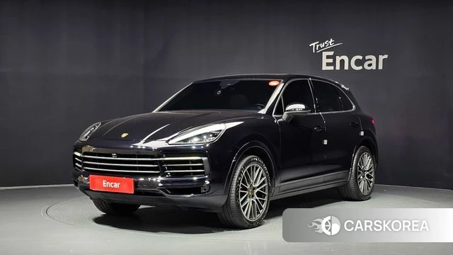 Porsche Cayenne (PO536) 2021 Черный из Кореи