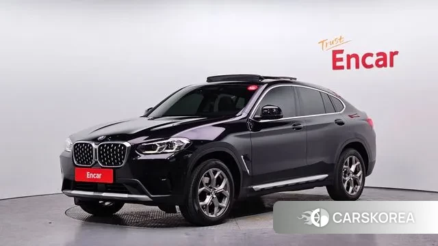 BMW X4 (G02) 2022 Черный из Кореи
