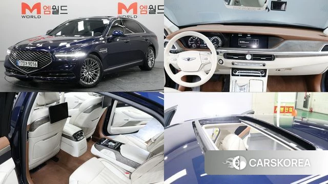 Genesis G90 2021 Синий из Кореи