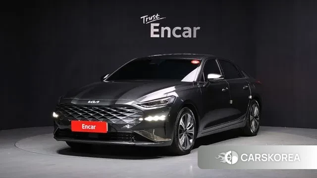 Kia K8 Hybrid 2022 Серый из Кореи