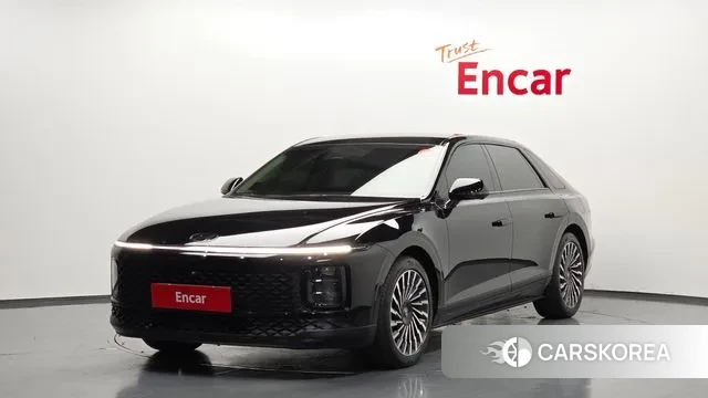 Hyundai Grandeur Hybrid (GN7) 2024 Черный из Кореи