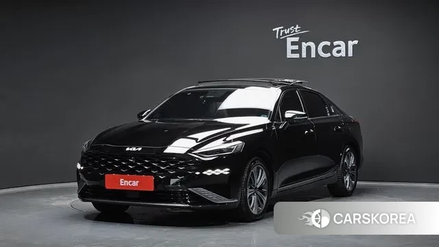 Kia K8 Hybrid 2021 Черный из Кореи