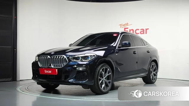 BMW X6 (G06) 2021 Черный из Кореи