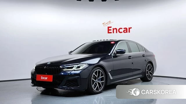 BMW 5 Series (G30) 2022 Черный из Кореи