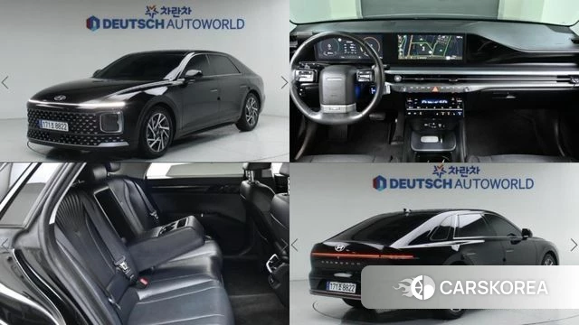 Hyundai Grandeur (GN7) 2023 Черный из Кореи