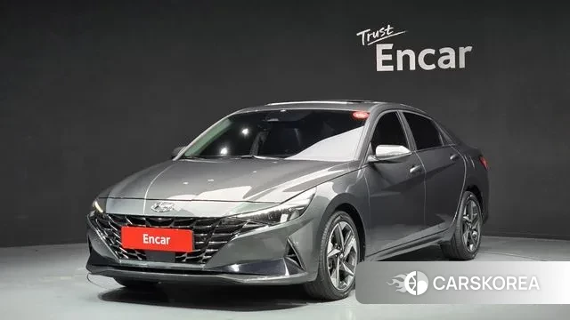 Hyundai Avante (CN7) 2022 Серый из Кореи