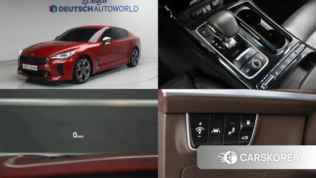 Kia Stinger 2018 Красный из Кореи