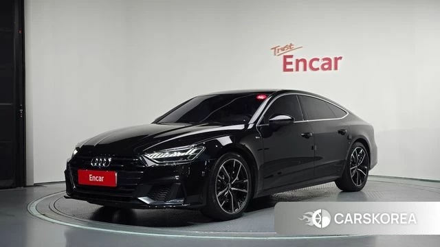 Audi A7 (4K) 2020 Черный из Кореи