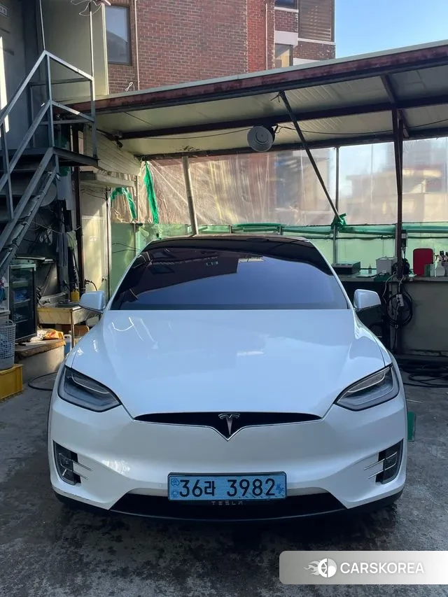 Tesla Model X 2020 Белый из Кореи