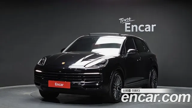 Porsche Cayenne (PO536) 2021 Черный из Кореи