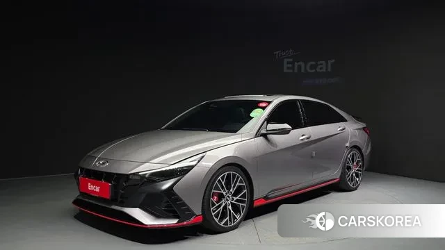 Hyundai Avante (CN7) 2023 Серебристо-серый из Кореи