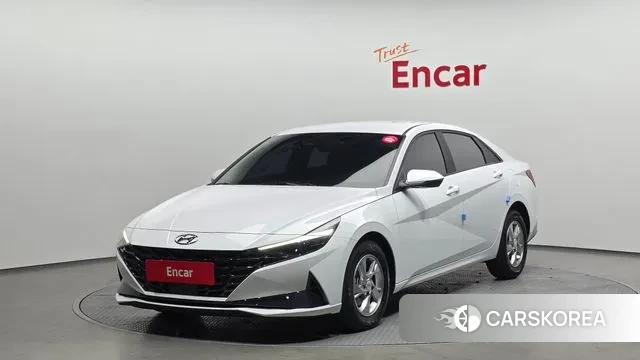 Hyundai Avante (CN7) 2022 Белый из Кореи