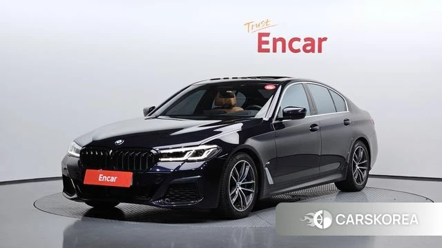 BMW 5 Series (G30) 2021 Синий из Кореи
