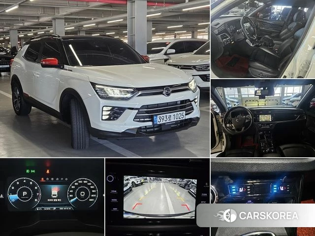 Ssangyong Beautiful Korando 2022 Белый из Кореи