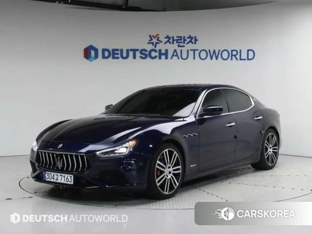 Maserati Ghibli 2018 Синий из Кореи